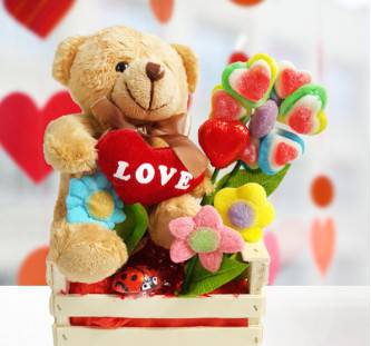 cajita flor pasión regalos originales san valentín 2019 día de los  enamorados 14 de febrero tienda online madrid detalles con golosinas  chuches dulces chocolate día del amor –