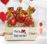 Cajita de Madera con Bombones