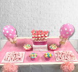 Mesa dulce base rosa