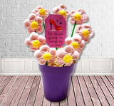 MACETA CON 9 MARGARITAS