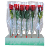 "Rosas bombón".