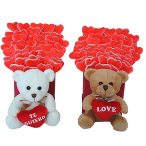 "Caja Corazones con Oso"