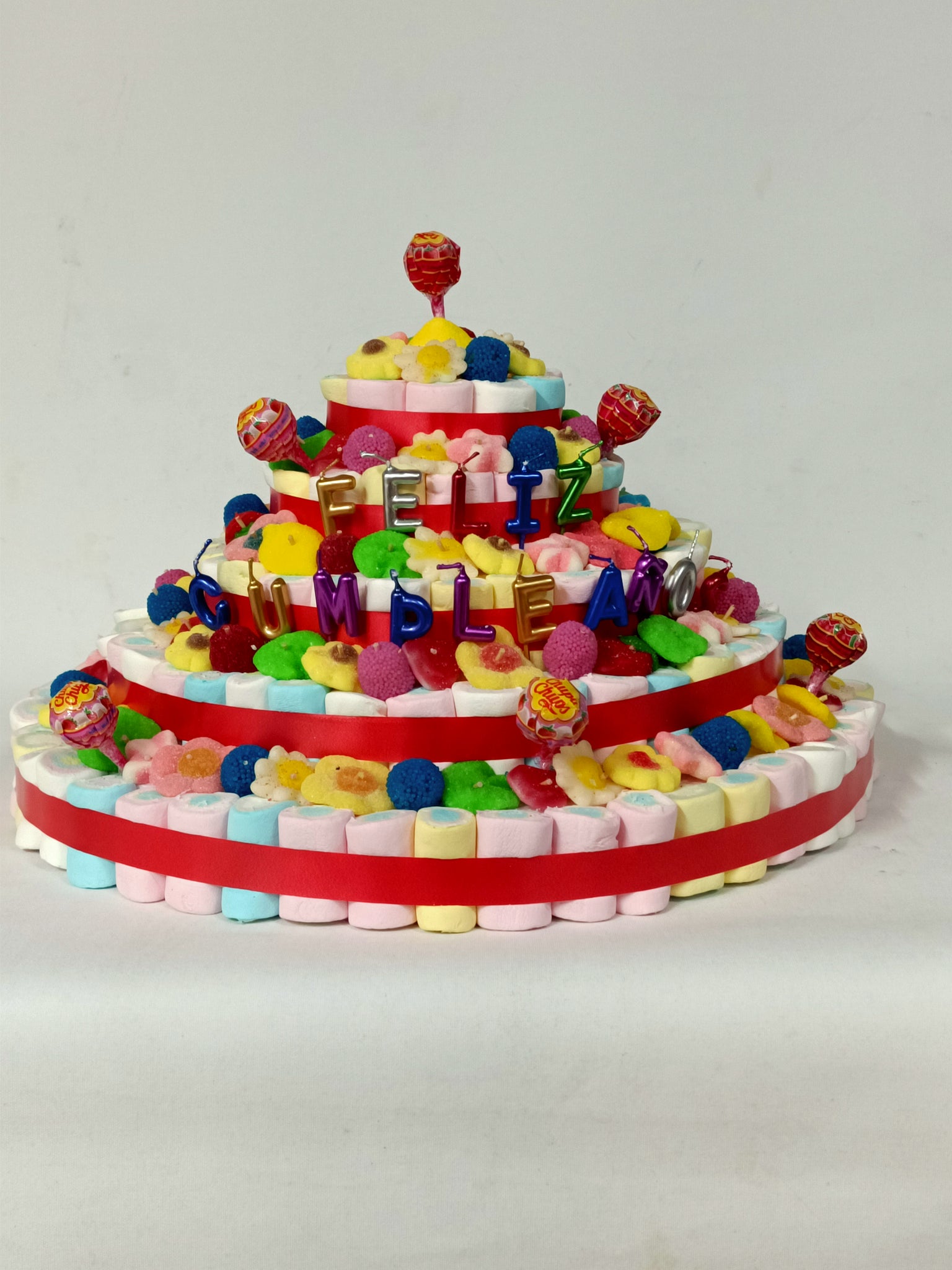 Tarta de Chuches 4 Pisos Cumpleaños –