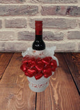 "CUBO CON VINO Y BOMBONES"