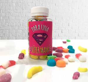 BOTE GOMINOLAS " SUPER MAMA"