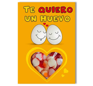 CHUCHE-POSTAL "TE QUIERO UN HUEVO"