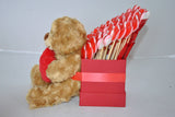"Caja Corazones con Oso"