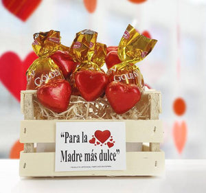 Cajita de Madera con Bombones