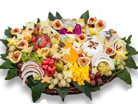 cesta frutal exótica