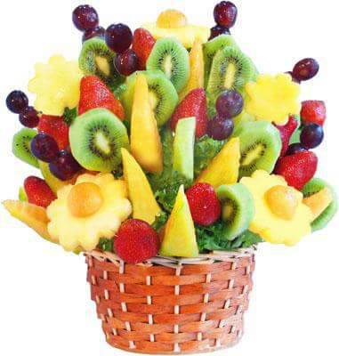 Cesta frutal verde