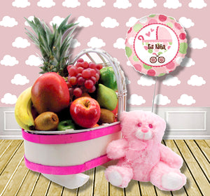 Cuna de Frutas Enteras para Nacimientos