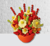 Arreglo frutal naranja