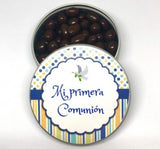 LATA COMUNIÓN RELLENA DE CHOCOLATES