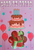 CESTA CUADRADA CON FRUTAS ENTERAS PARA CUMPLEAÑOS