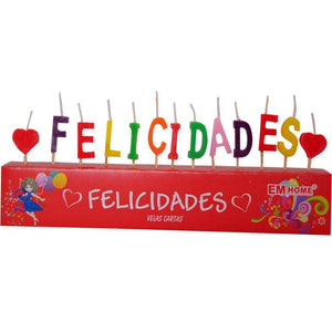 Felicidades Con Velas
