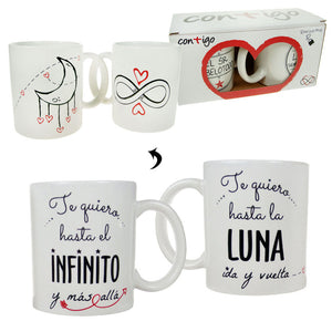 "SET 2 TAZAS INFINITO"