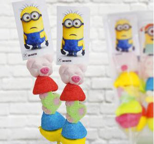 Mini Brochetas Minion