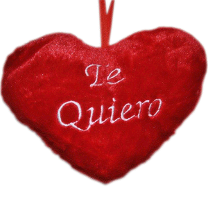 Peluche Corazon te quiero