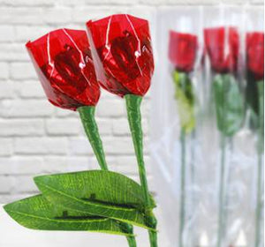 "Rosas bombón".