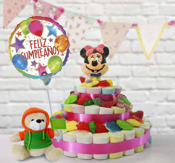 Tarta de Chuches 3 Pisos Cumpleaños
