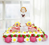 Tarta Comunión cuadrada niño y niña